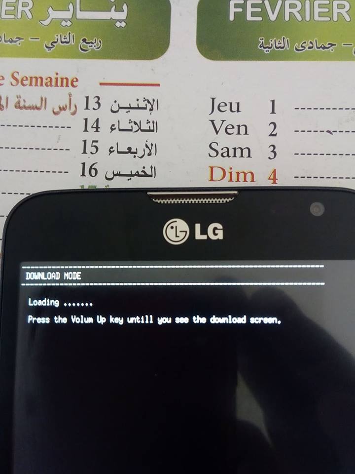 ال جي L70 واقف على الشعار ال جي L70 واقف على الشعار