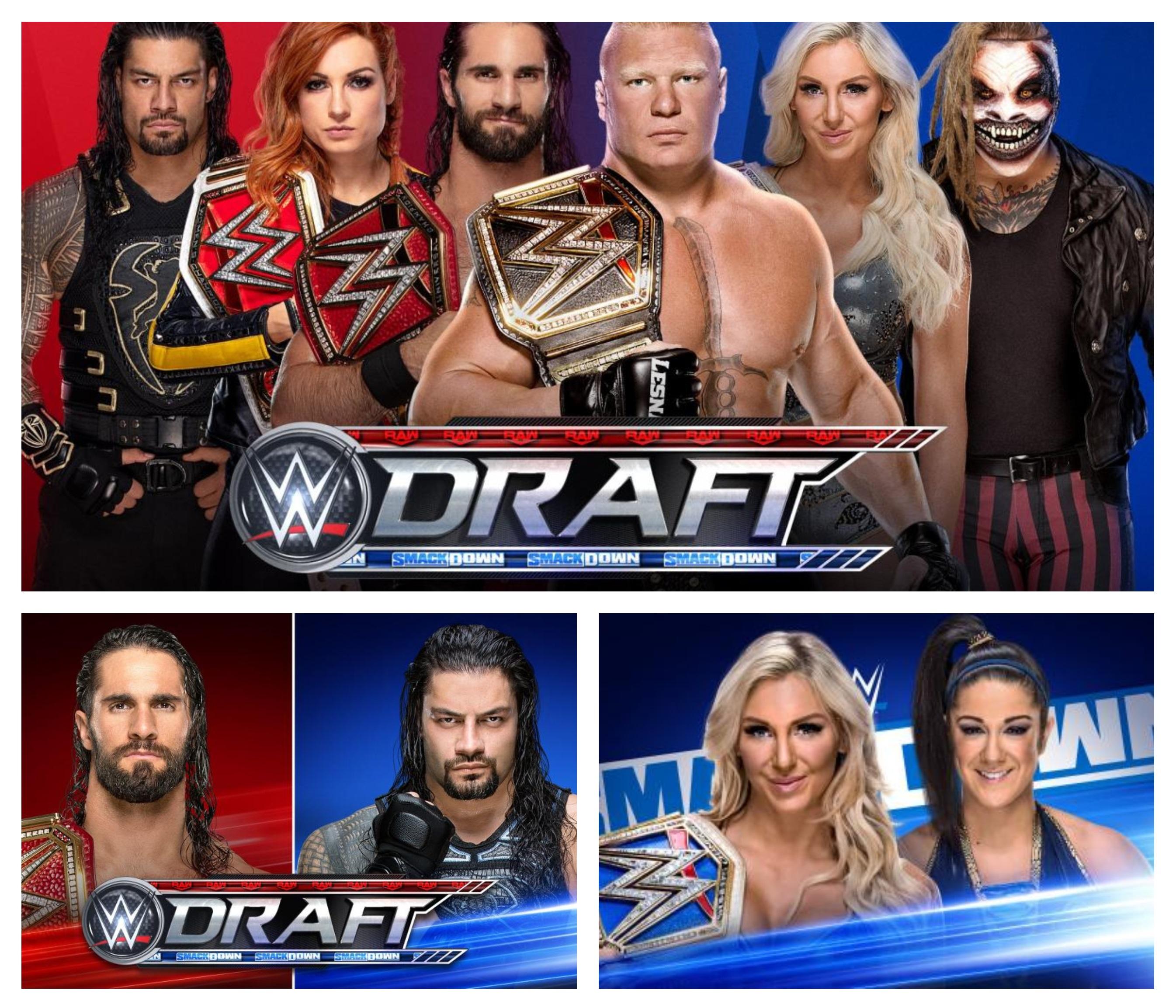  النقل المباشر لعرض SmackDown بداية الـWWE Draft